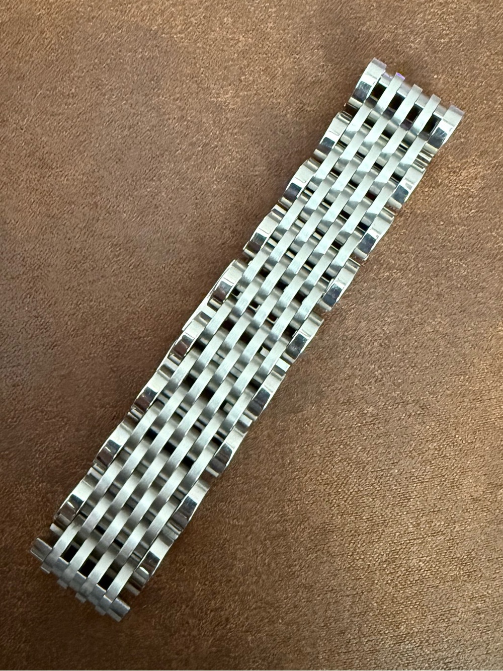 🆕 Silver Stainless Steel Multi-Link Watch Band Bracelet